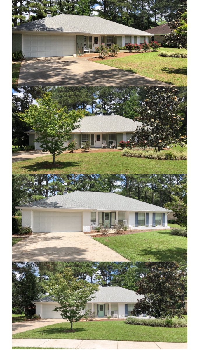 FairhopeArtist's tweet photo. Before &amp; after white paint makeover! #newhousewhodis #homemakeover https://t.co/2eWXO5LHVi