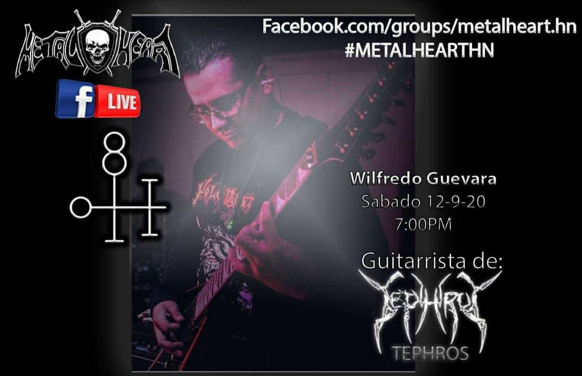 Metalhearthn's tweet photo. Ver la transmisión aquí 
#Tephros #MetalnacionalHN #RockNacionalHN
https://t.co/TpTRH6TA2n https://t.co/K8YOcWzoag