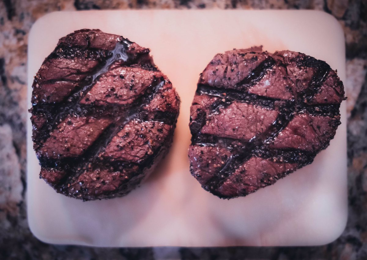 wstrbbq's tweet photo. My son said, “Dad these are ridiculous!” His bias is in my favor but they were pretty darn good! Seasoned with @HowToBBQRight TX and hit with a blazing hot fire + a little  @GrillGrate action!
#filet #beef #fire #flavor https://t.co/Tzws8rp2xV