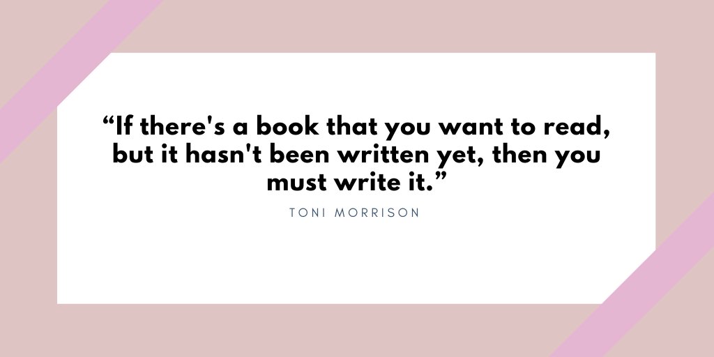 AlexisL678's tweet photo. This quote is inspirational and encouraging. If you want to read something that hasn't been made yet, then who better to write it than you.  Everyone has a story to tell, so if you want to tell it, then you should. #PWR621 https://t.co/xigDiX9iK9