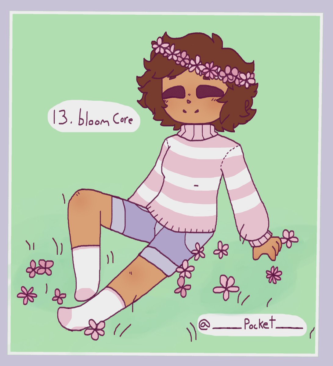 finally caught up with the prompts! day 13 is bloomcore! pretty simple doodle but this was really fun to draw
#bloomcore #coretober #art
