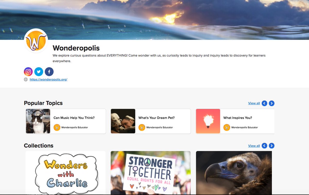 Wonderopolis's tweet photo. 🔎Have you seen our partner page on @Flipgrid ? 💚

We've got SUPER fun Collections to keep you wondering!  And we are adding ✨new✨ Collections next week!🤫

https://t.co/QJ8qHKS4YY https://t.co/OFD83AjfCB