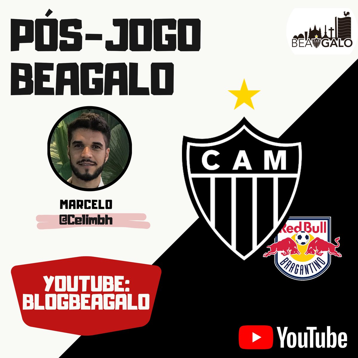 BlogBeaGalo's tweet photo. 🔴 PÓS-JOGO: GALO 2X1 BRAGANTINO!
 
UFA, DEU GALO! Confira com @Celimbh e o Convidado: Bruno Caetano, todos os detalhes da importante vitória sobre Bragantino! #BlogBeaGalo

🔔 SE INSCREVA NO CANAL
🔗 https://t.co/fWg9G185MU https://t.co/vvaVQSRji8