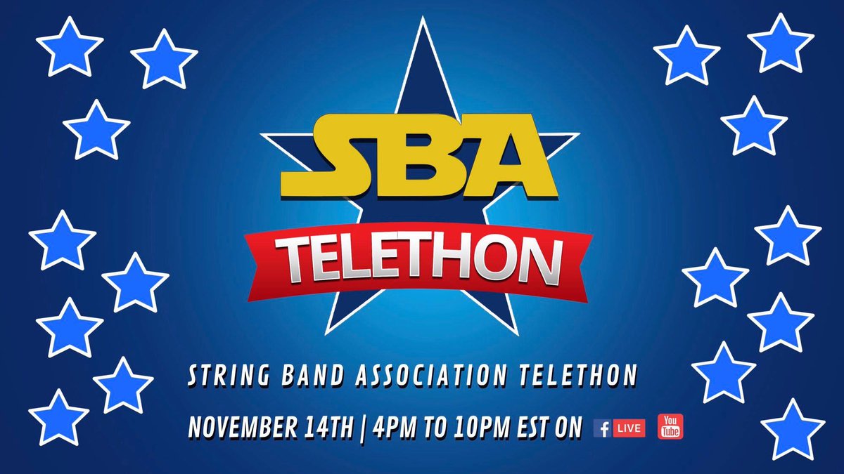 ANNOUNCEMENT FROM THE STRING BAND ASSOCIATION 

The officers and members of the String Band Association are happy to announce our Inaugural String Band Association Telethon at the Mummers Museum taking place on November 14th, 2020 from 4pm to 10pm.
