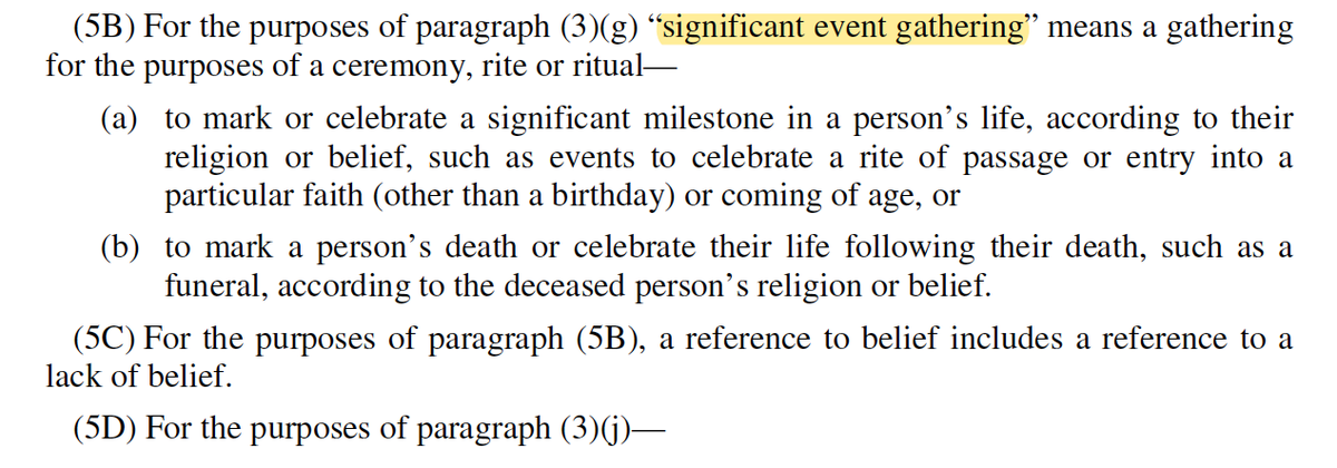 - "significant event gathering" [this has replaced 'life cycle event" as perhaps that wasn't a term enough people understand, but this is all rather wide isn't it?Would it apply to a finishing school party? Kind of reminds me of this /10