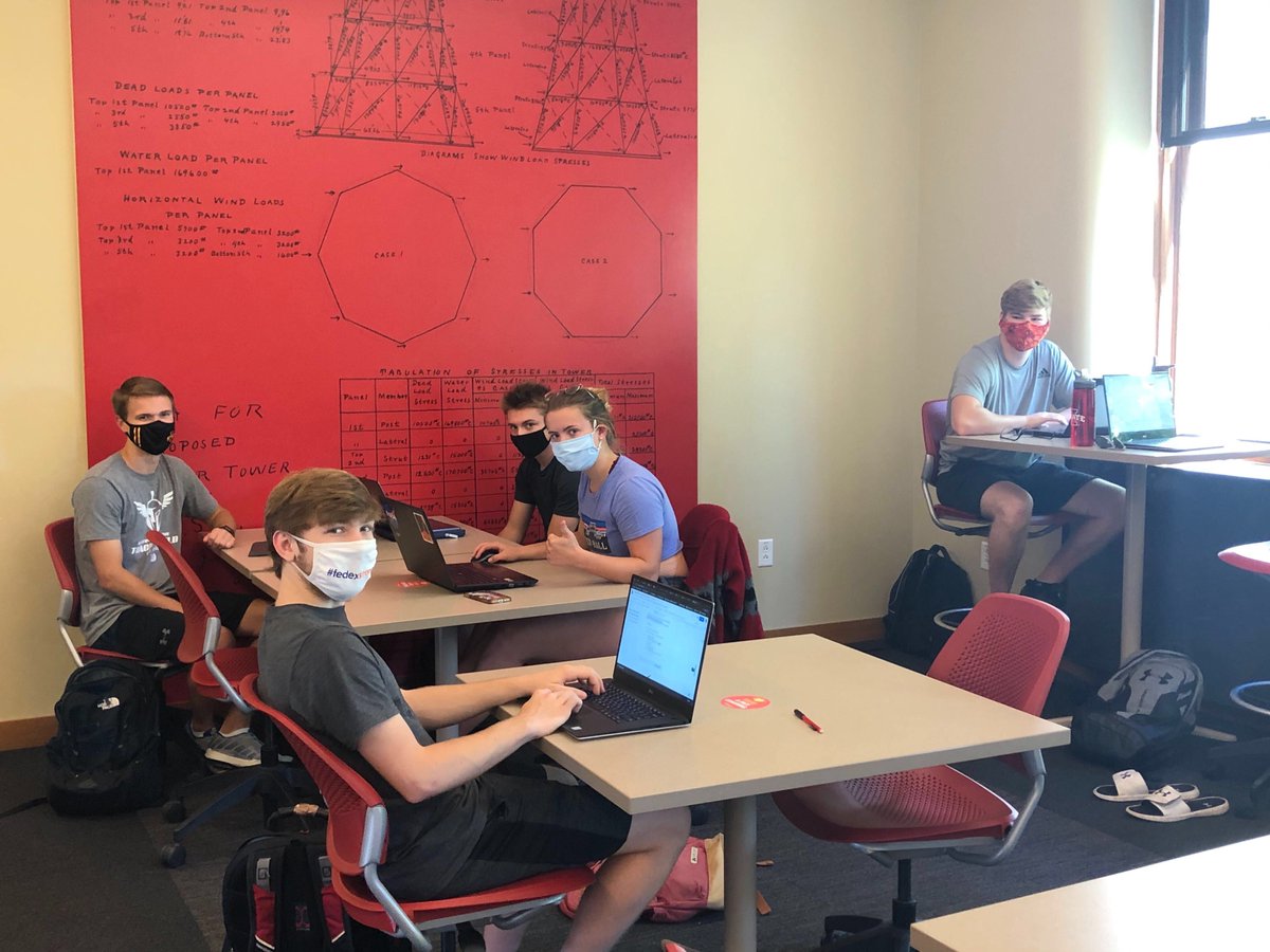 CycloneRocketry's tweet photo. The subteams for the club have been assembled and have hit the ground running working on this year's rocket. 
Congratulations to Sam, Andrew, and Gunnar for their high powered rocketry launch this weekend down in Indianola. https://t.co/xILI9pAfJL