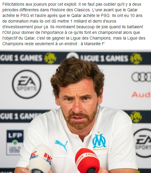 LMDFoot_'s tweet photo. André Villas-Boas détruit le PSG après la victoire de l'OM 👊 : https://t.co/sAViCsyF9U