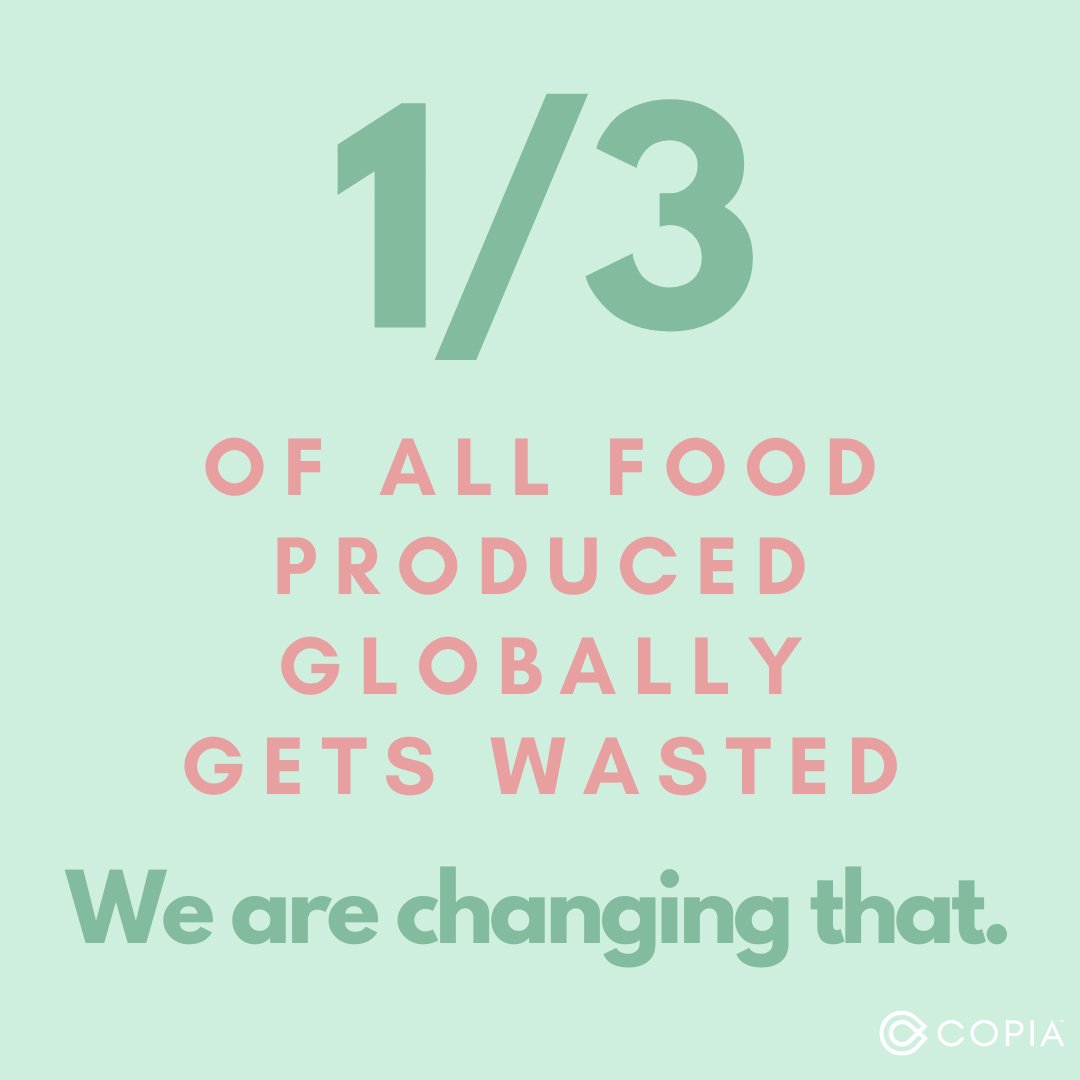 gocopia's tweet photo. 1/3 of all food produced goes to waste while millions go #hungry every day. Food waste adds 3.3 billion tons of greenhouse gases into the atmosphere, exacerbating #climatechange. That's why #Copis is determined to #SolvetheWorldsDumbestProblem https://t.co/n0uuTQFby7