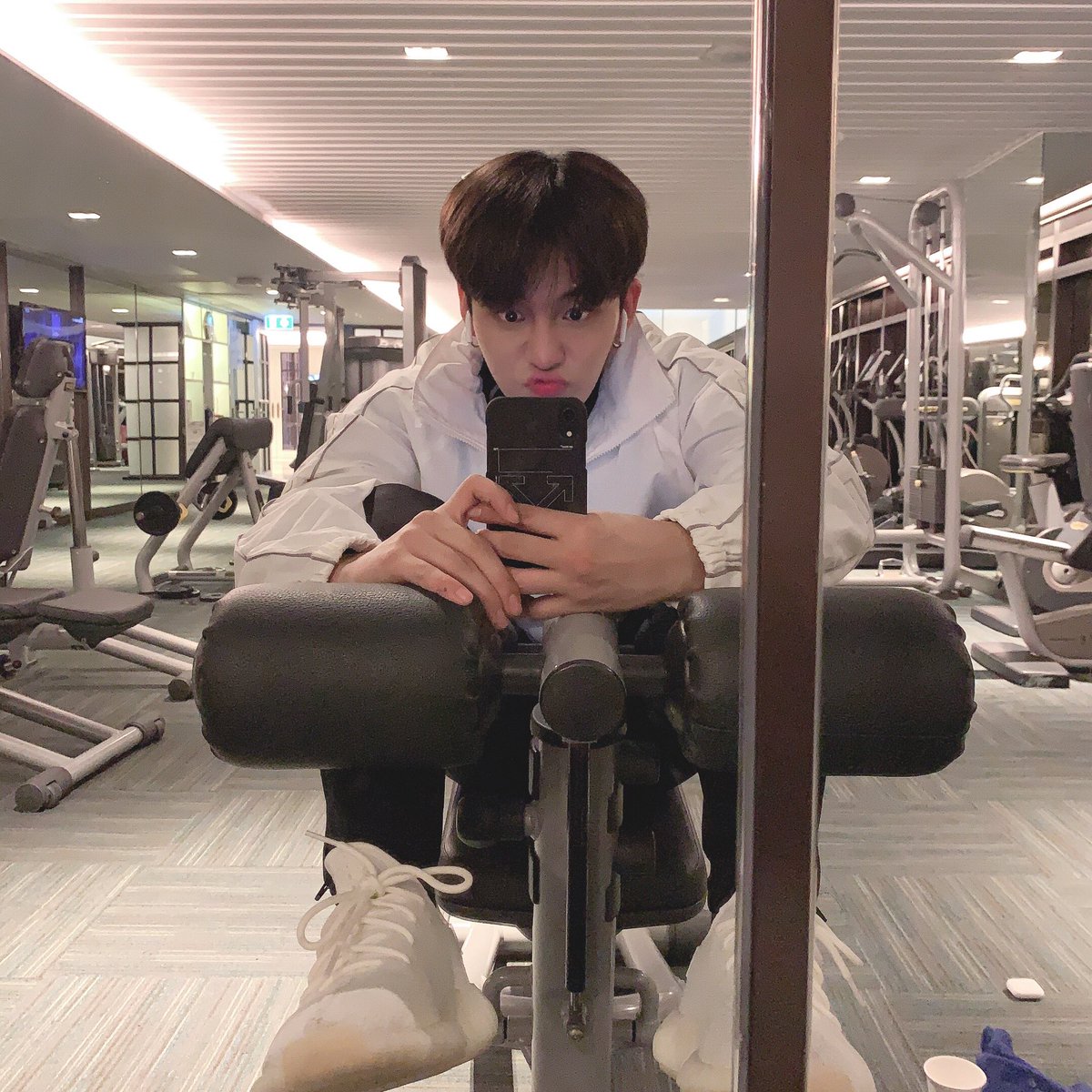 Baby at the gym