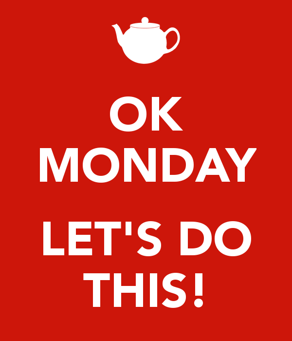 my_size's tweet photo. Hello #monday 
We are ready to go. https://t.co/hrQFd4wl1W