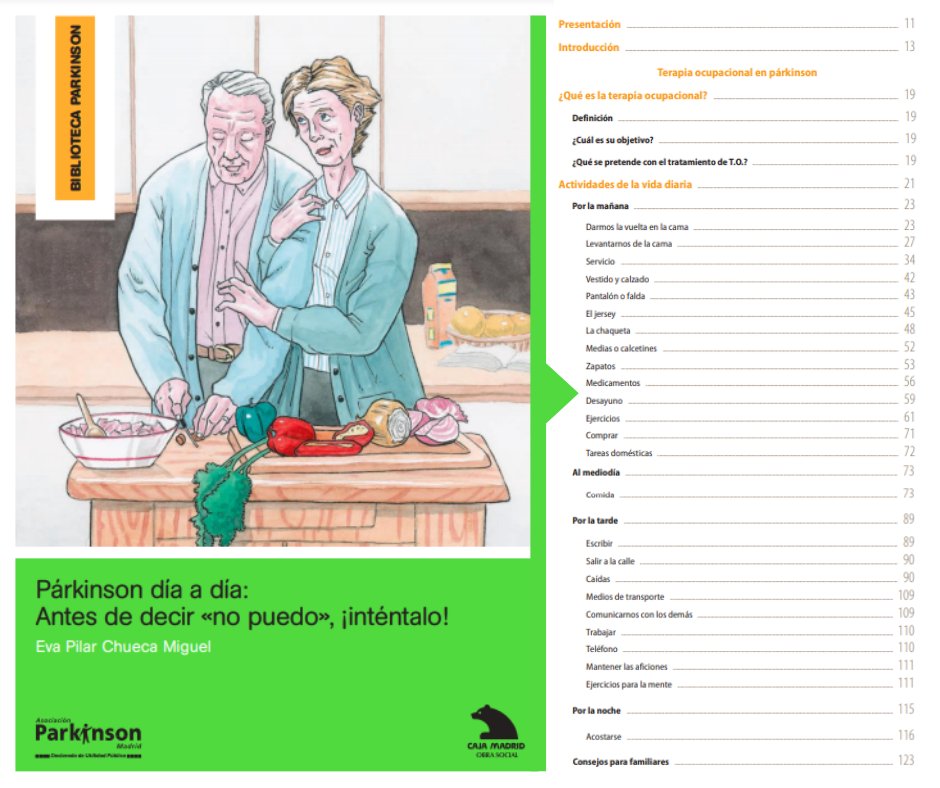 La terapia ocupacional es de gran ayuda para acompañar el progreso de la discapacidad en la parálisis supranuclear progresiva.
✅Descarga esta guía ilustrativa para aprender cómo mantener la mayor autonomía posible:
📥 bit.ly/TO-parkinson
 
#enfermedadPSP #Parkinson #TO