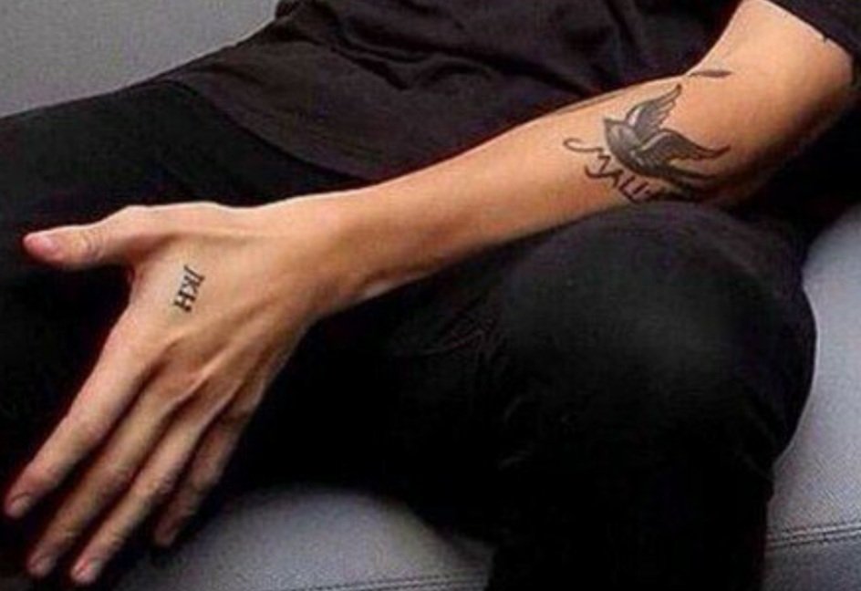 We are going to go on to his arms and specifically his left tattooed arm... and also... his swollness.