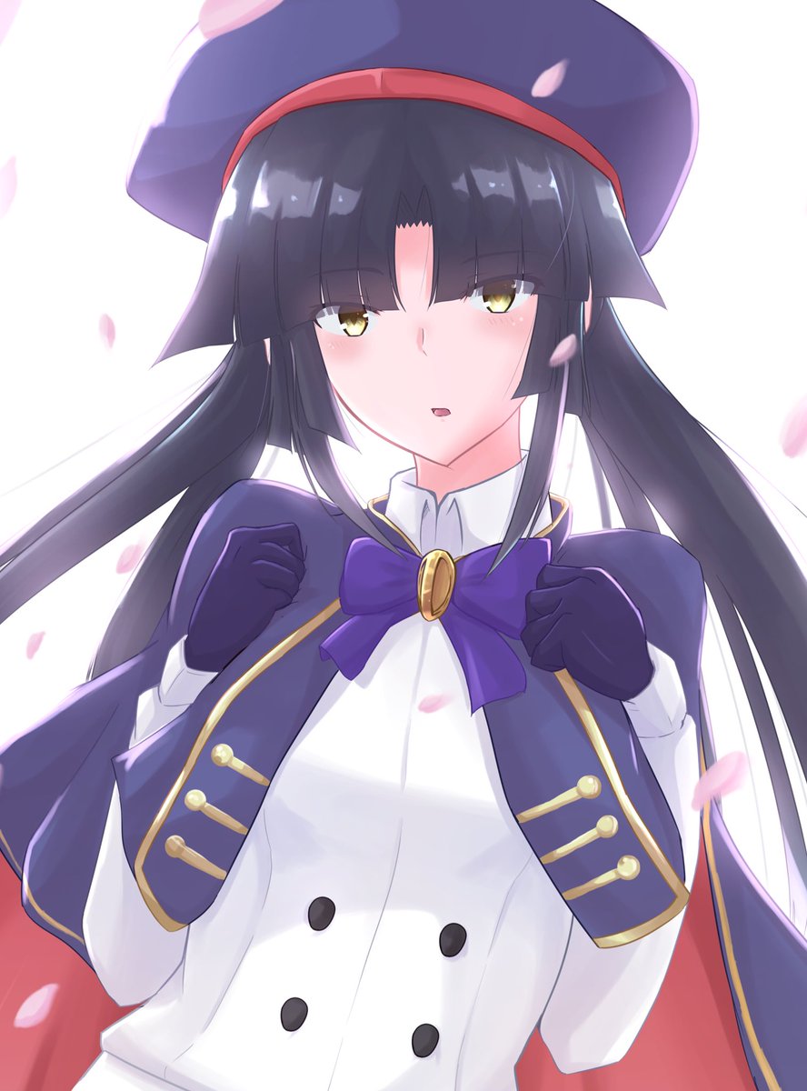 artoria caster (fate) ,artoria caster (second ascension) (fate) 1girl cosplay hat solo black hair long hair yellow eyes  illustration images