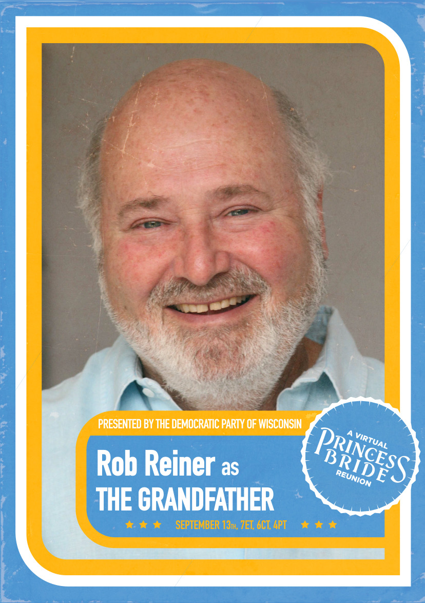 The Princess Bride was directed by the one and only  @RobReiner. Tonight, he plays the Grandfather!
