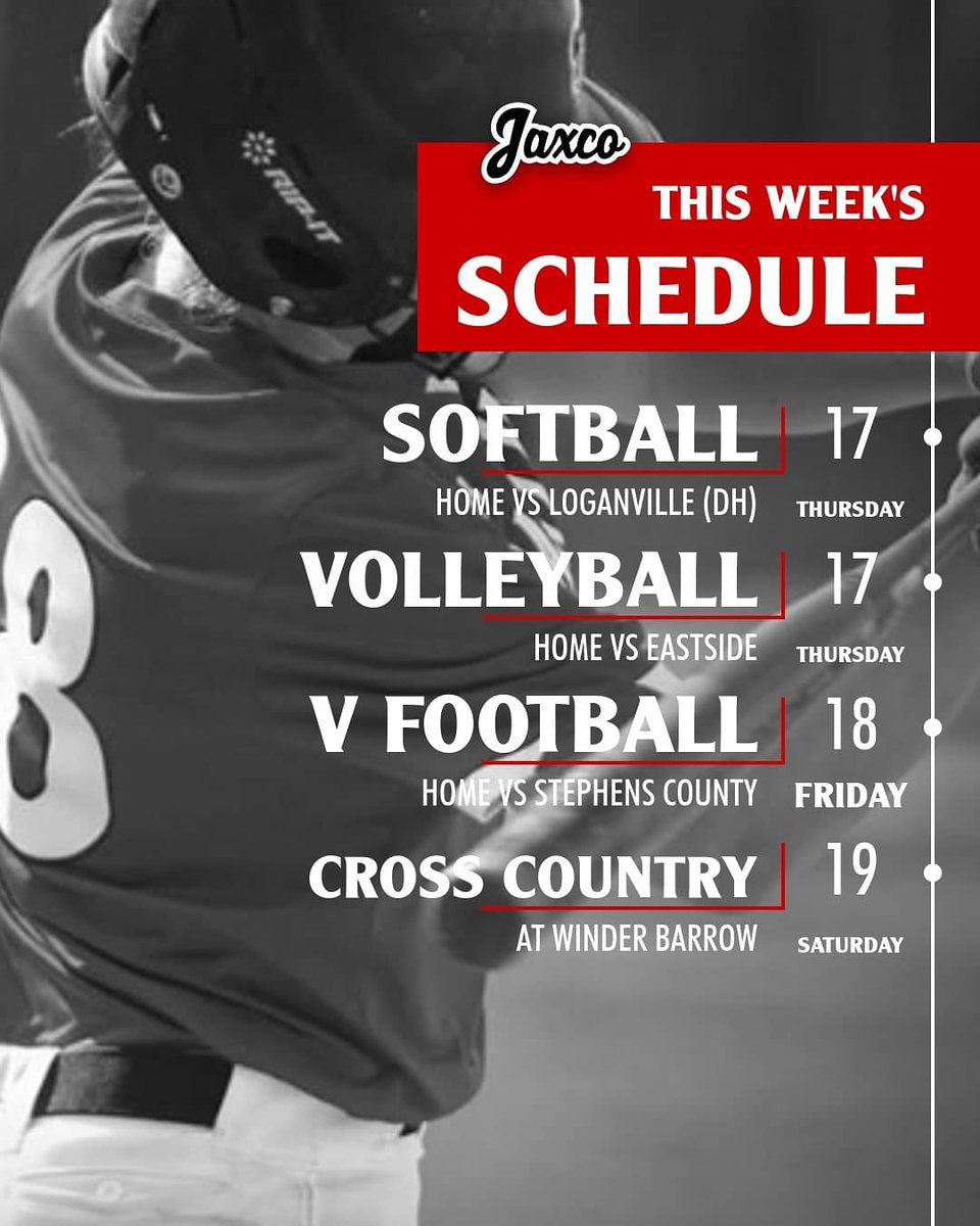 It's going to be a busy week, but the PANTHERS GET TO PLAY!  Looking forward to seeing our kids in action and our community supporting them! #ProudtobeJC