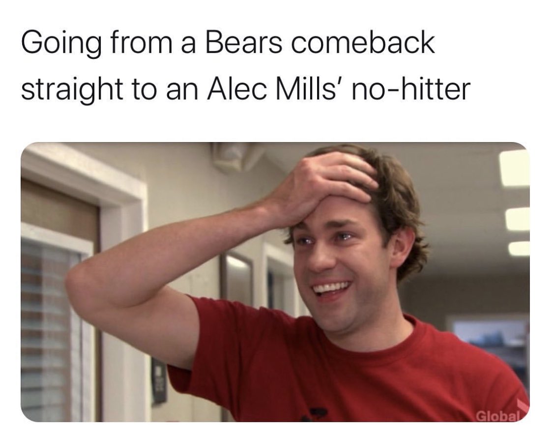 Patrick_J_Regan's tweet photo. Today was a good day #BearDown #nohitter https://t.co/k4AX3DUZMG