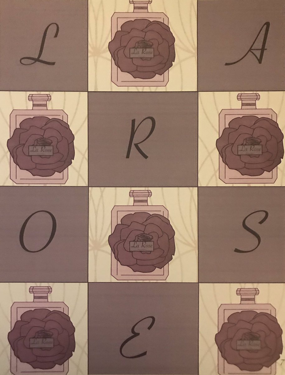 La Rose Designs Perfume Posters!!