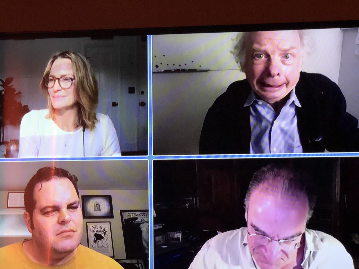 CollinsAtl's tweet photo. #PrincessBrideReunion the #inconceivable becomes real #cliffsofinsanity #amazing @PatinkinMandy #WallaceShawn #RobinWright @joshgad https://t.co/rbTwRO8qNL