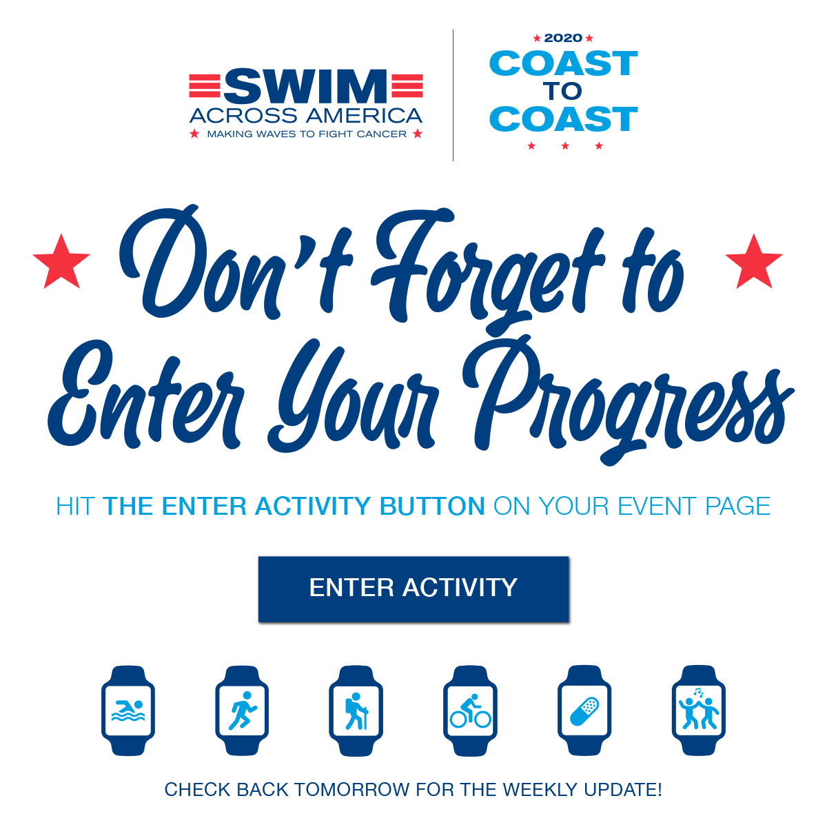 SAARhodeIsland's tweet image. LAST CALL! Our SAA Coast To Coast Challenge closes TONIGHT! Help us "Make Waves To Fight Cancer" and complete our virtual cross-country round trip by logging your activity miles or hours right now at swimacrossamerica.org/rhodeisland.