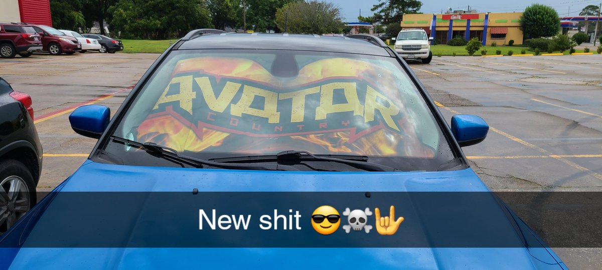 Melovu_97's tweet photo. @Johannes_Avatar
Custom ordered sun shade and limited edition Avatar shirt.
BOOM
.
#Avatarmetal #Avatarcountry #huntergatherer #blackwaltz #feathersandflesh #thoughtsofnotomorrow #schlatz #Avatar #Avatarmerch https://t.co/hkHgy39Mlv