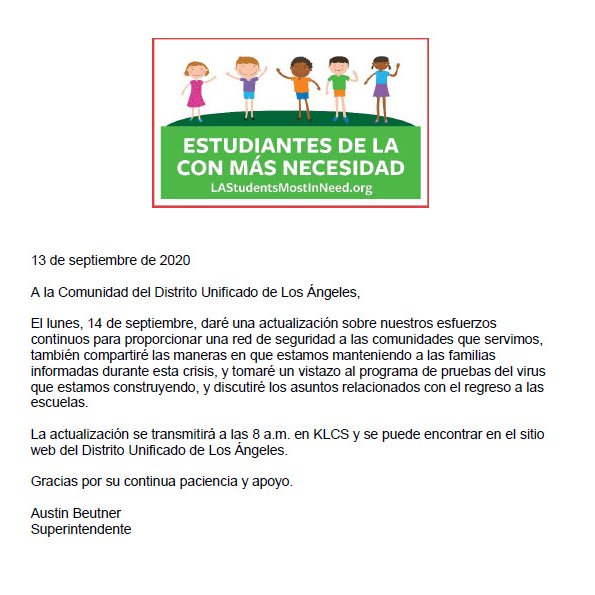 Update on September 13th  
Actualización del 13 de septiembre