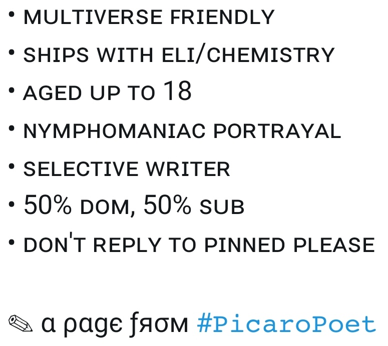 PERVERTEDlD0L's tweet photo. ~{] For any who can't read the bio or pinned tweets because of the fonts used [}~ https://t.co/eZdBo3SUUQ