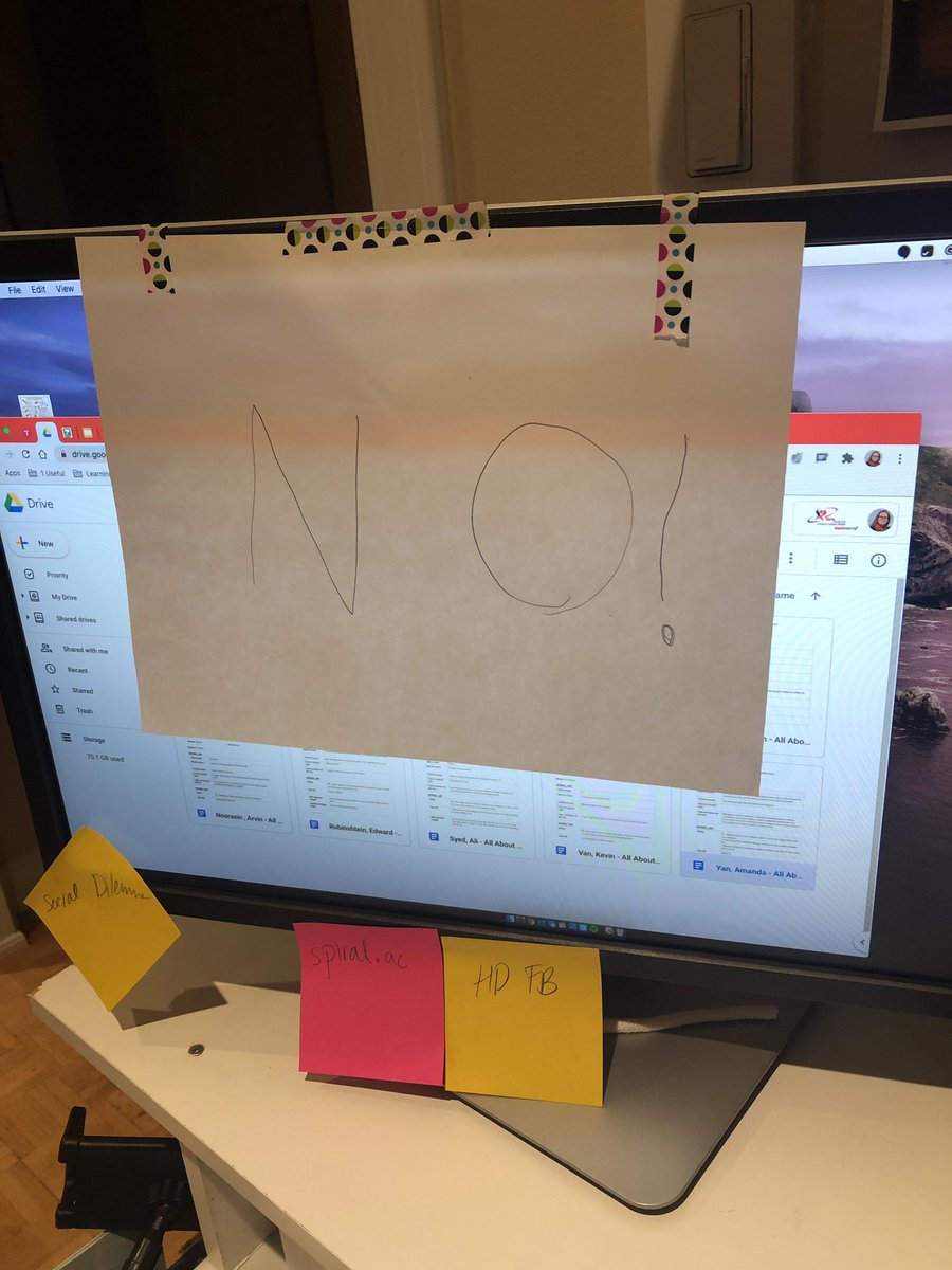 VirtualGiff's tweet image. I put in a lot of hours for school this weekend. Like a lot. 30+. Up until 2am both nights. My 10-year-old told me I needed to take a break because that much work wasn’t healthy. After he went to bed tonight I came down to my computer to find these reminders. ❤️