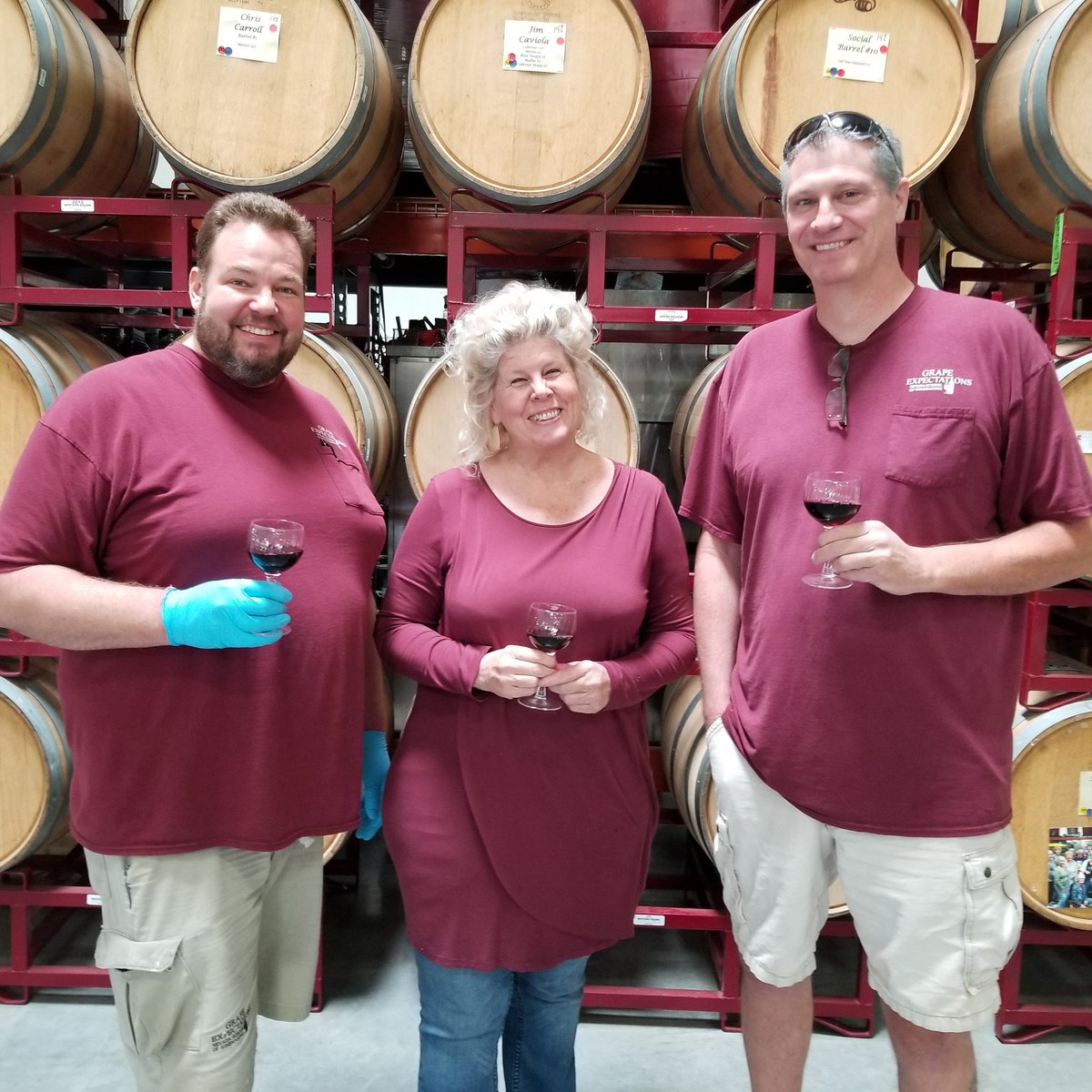 GrapeExNV's tweet photo. With glasses up to toast our amazing Cork Squad Community of supporters, you shared, you invited, you signed up, and you helped us eek past the barrel minimum needed to stay open to crush, press, rack and bottle our way ahead through another season! https://t.co/Cr4vIsZUC6