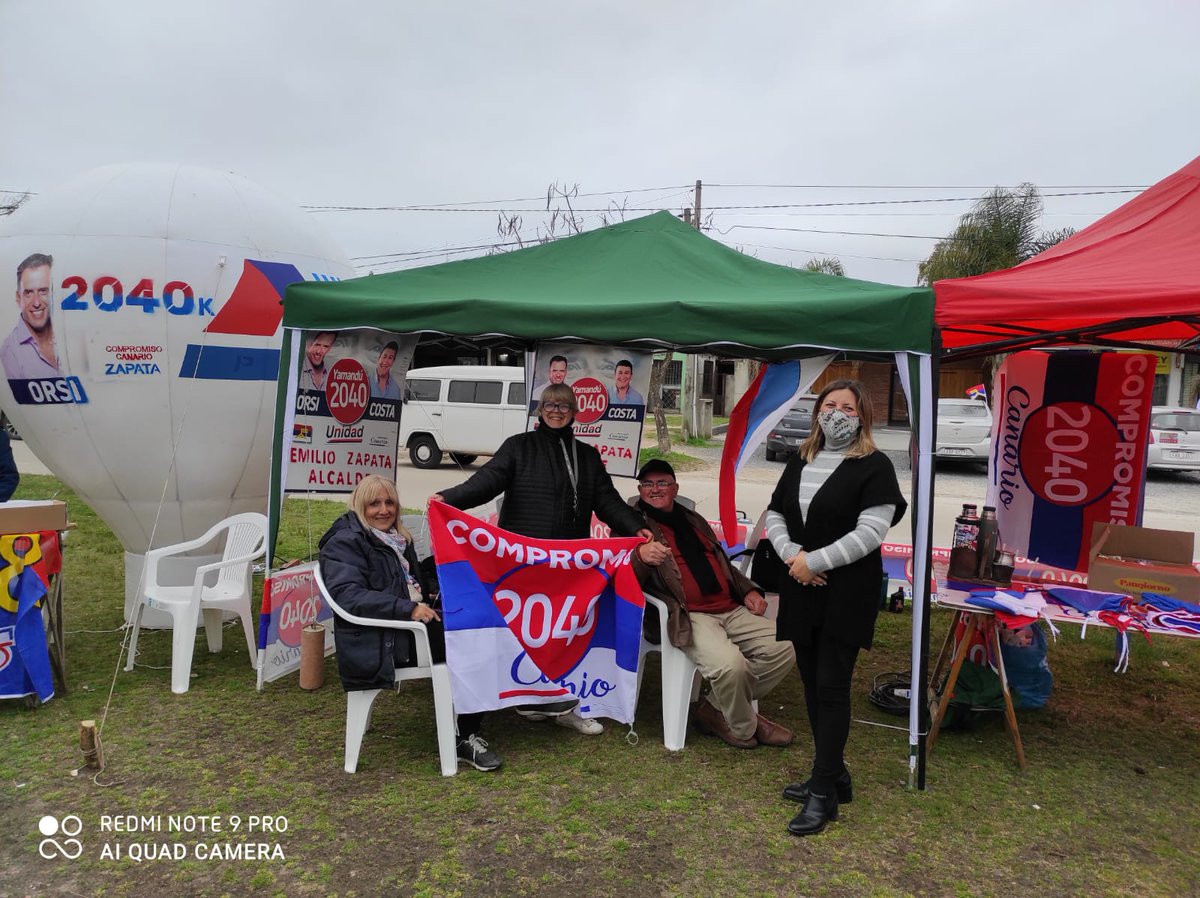 2040Compromiso1's tweet photo. 🔴🔵⚪ Salinas. Divina jornada con los tres candidatos a las alcaldías.
#CC2040
#2040K
#COMPROMISOCANARIO
#COMPROMISODETODOS
#CompromisoEcologista
#CompromisoDeportista
#EmilioZapataAlcalde
#YamandúCosta
#YamandúOrsi
#FrenteAmplio
#FA https://t.co/G9fpGQ8s4T