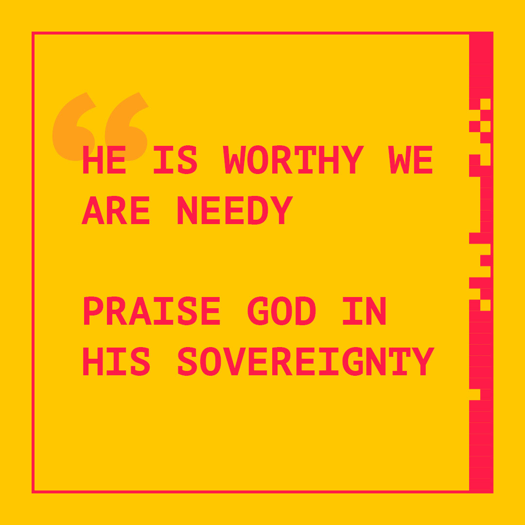 mygospelcity's tweet photo. "He is worthy, we are needy. Praise God in His Sovereignty!" @DanielHenderson https://t.co/isSN0N33je