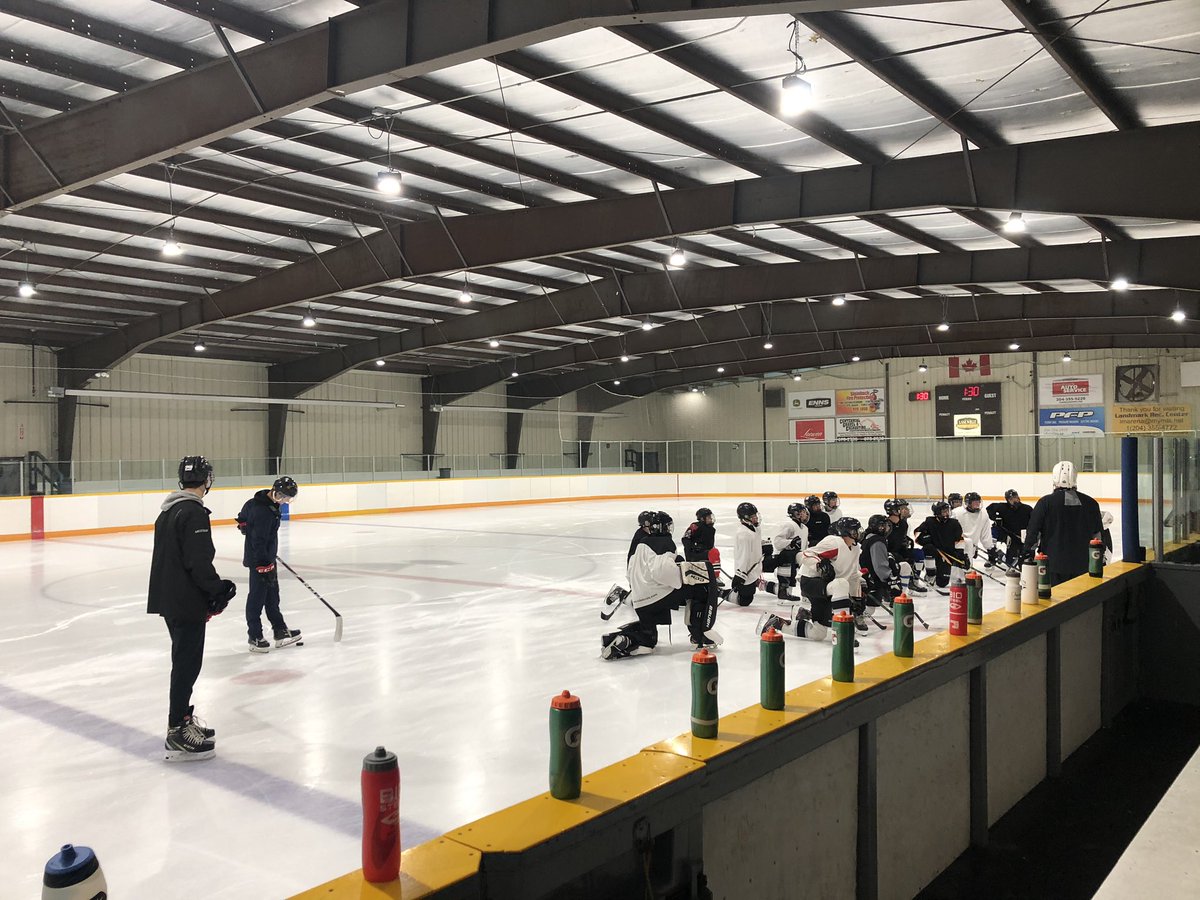 Phase 1 U15 AAA Tryout comes to a close - thanks to all that assisted this weekend including former Eastman players <a href="/KadeRunke02/">Kade Runke</a> @ethanmccolmm #NewSeason2020