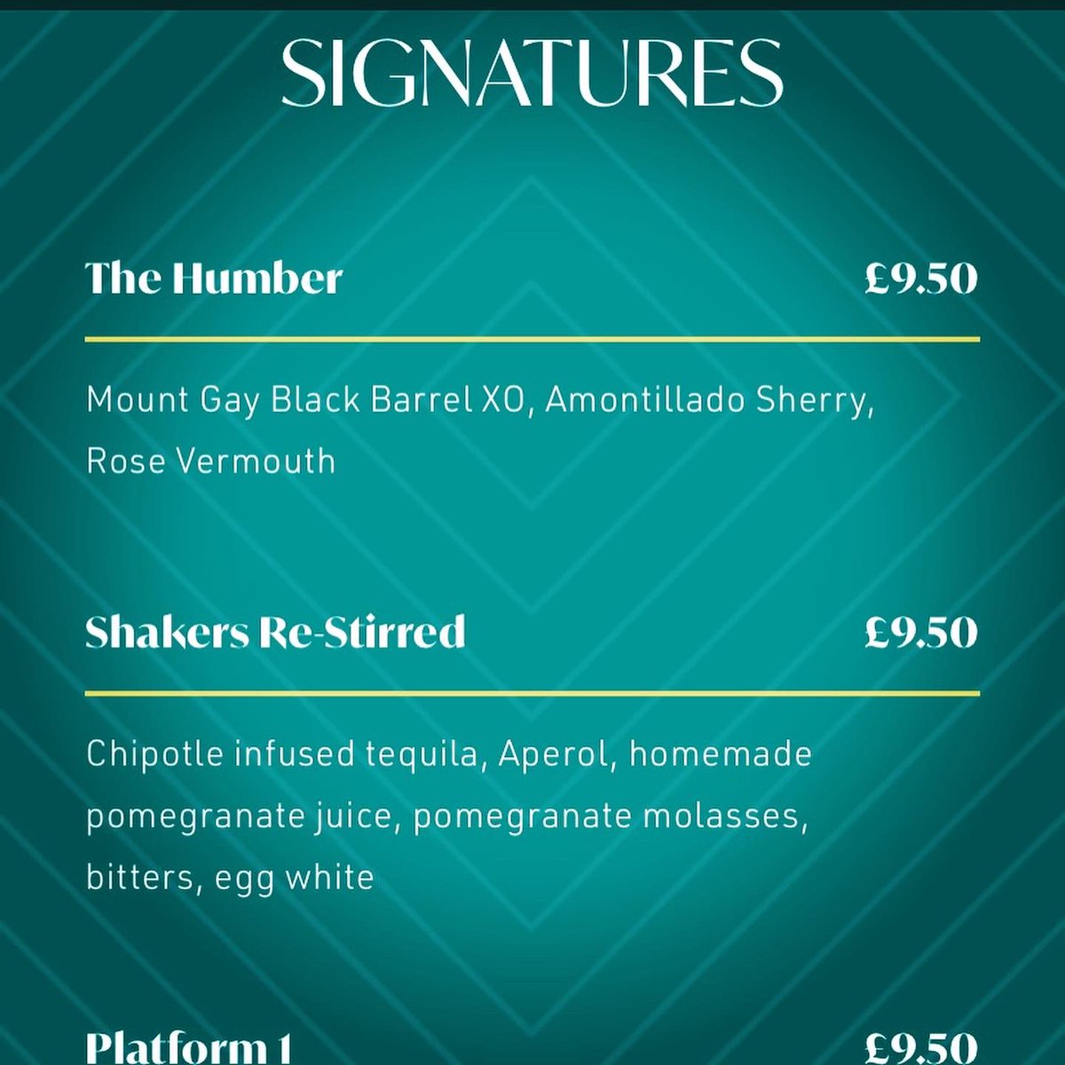 Bobs13's tweet photo. Our new cocktail list @lexingtonhull has now been revealed. We hope you enjoy reading it, and look forward to try them, has much we enjoyed creating them for you. See you soon 🍸🍸 https://t.co/Yz6paHtcdi