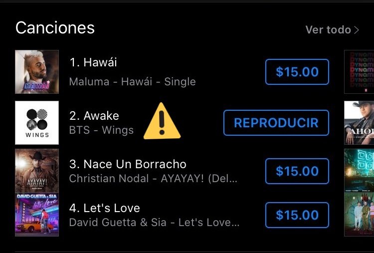 SeokjinMexico's tweet photo. ARMY ⚠️
AWAKE está en #2 en Itunes México‼️
Si aún no lo hacen, por favor compren y den difusión 🙏🏼
En cuanto pase esta compra volveremos a hacer compra de dynamite.
Necesitamos toda la ayuda que nos puedan dar ⚠️💜
#MexicoIsAwake
#4YearsWithAwake https://t.co/hiOfZwGdkN