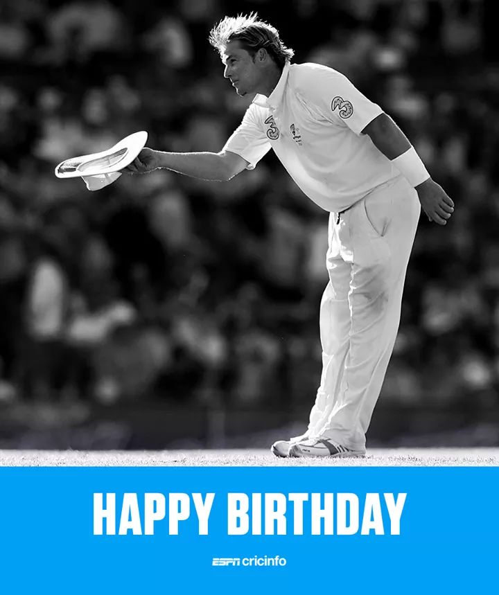 Happy  birthday  Shane Warne 