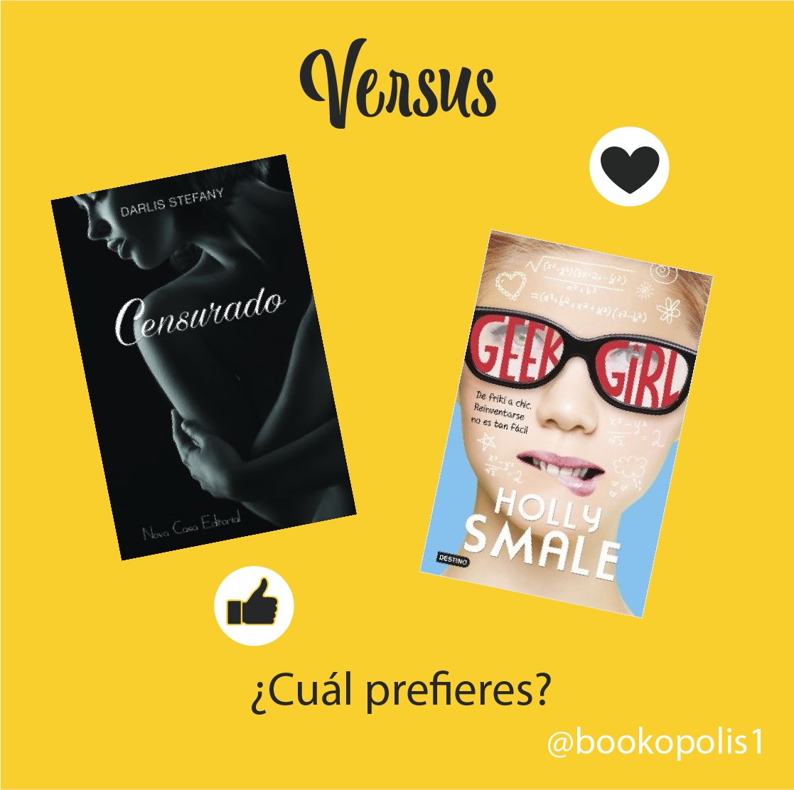 Bookopolis1's tweet photo. Hoy en domingo de #versus 🤜🏾 💢 🤛🏾 se enfrentan👀
.
.
.
Comenta o reacciona por tu favorito
Censurado 👍
Geek Girl ❤
.
.
.
#bookopolis #bookolectores https://t.co/MPKDRJ5M1o