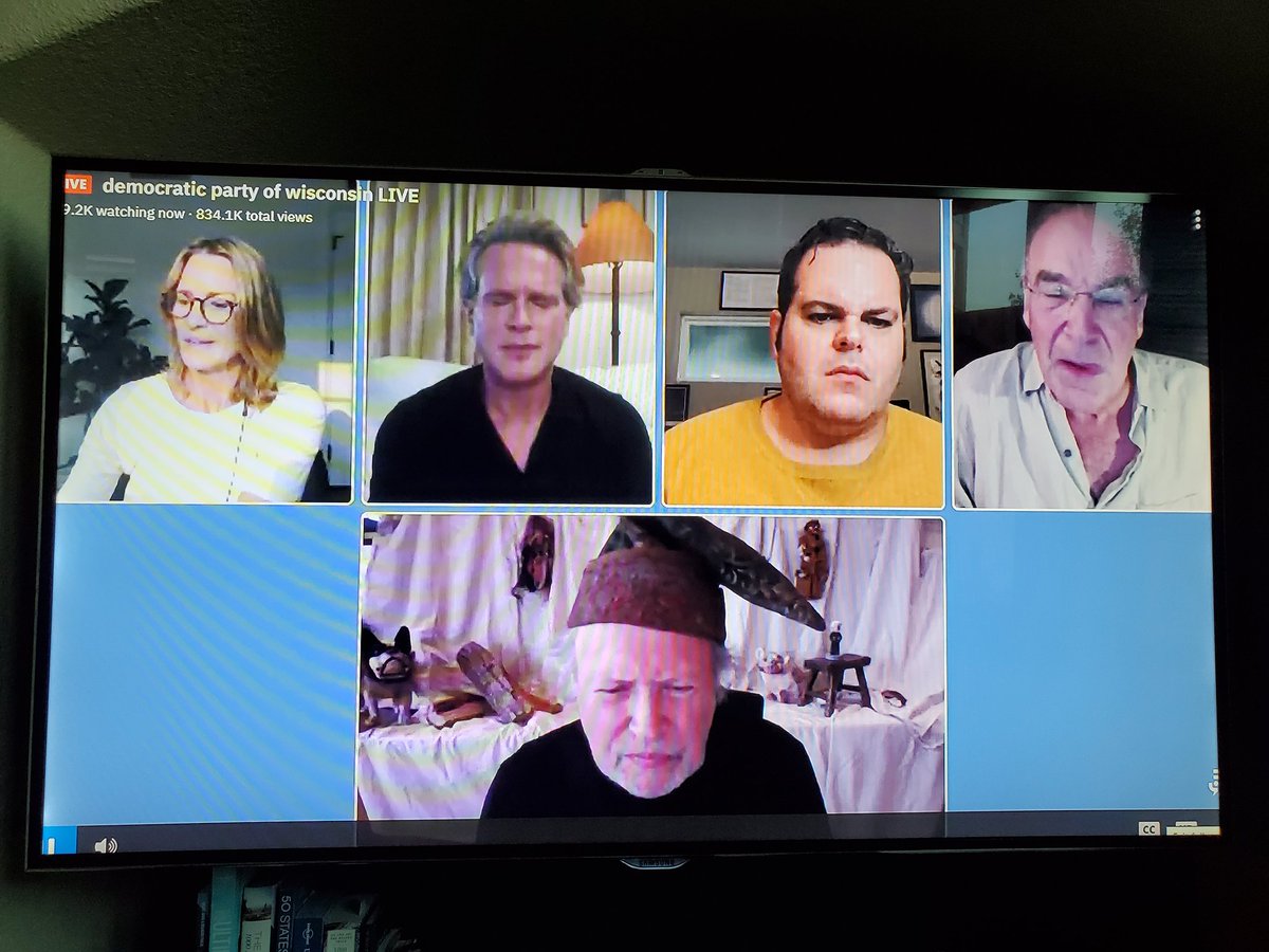 KarenLBerg's tweet photo. "I'll call the brut squad!"
"I'm on the brut squad!"
"You are the brut squad!"

#PrincessBrideReunion #PrincessBride #asyouwish #billycrystal #mostlydead https://t.co/5CV7VZAe2j