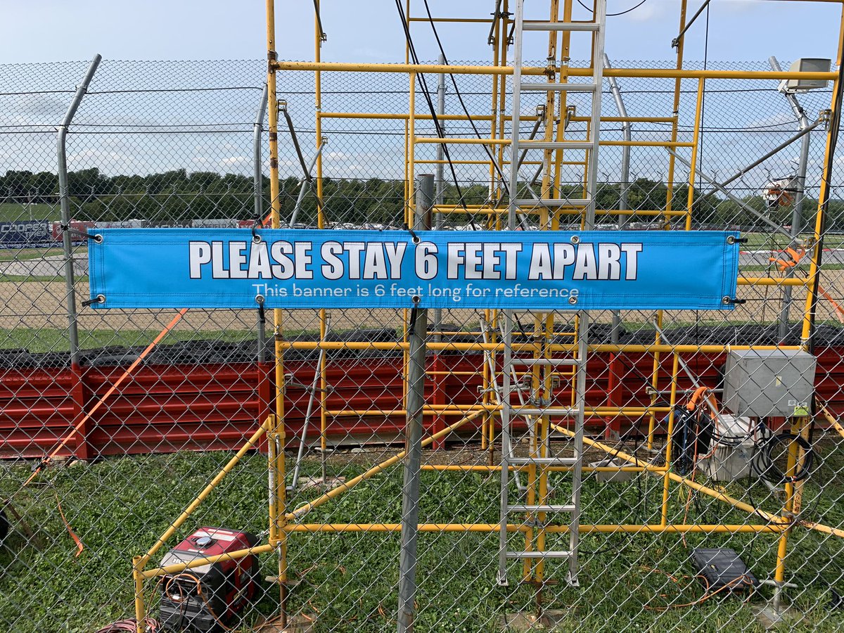 billditton73's tweet photo. Socially distanced at Mid-Ohio. No reason this can’t happen in Indy. #HarvestGP https://t.co/p8TmvwidGg