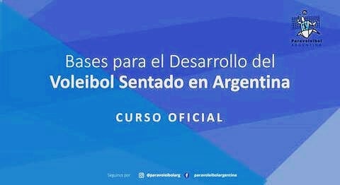 #VoleibolSentado
ARRANCA MUY PRONTO EL PRIMER CURSO OFICIAL
La capacitación está dividida en cuatro modulos. Arranca este sábado 19 de Septiembre.
.#Inscripción : info.paravoleibolarg@gmail.com
#Argentina #ParaVoleibol <a href="/paravoleibolarg/">Paravoleibol Argentina</a>  #DeporteAdaptado #PateandoLímites