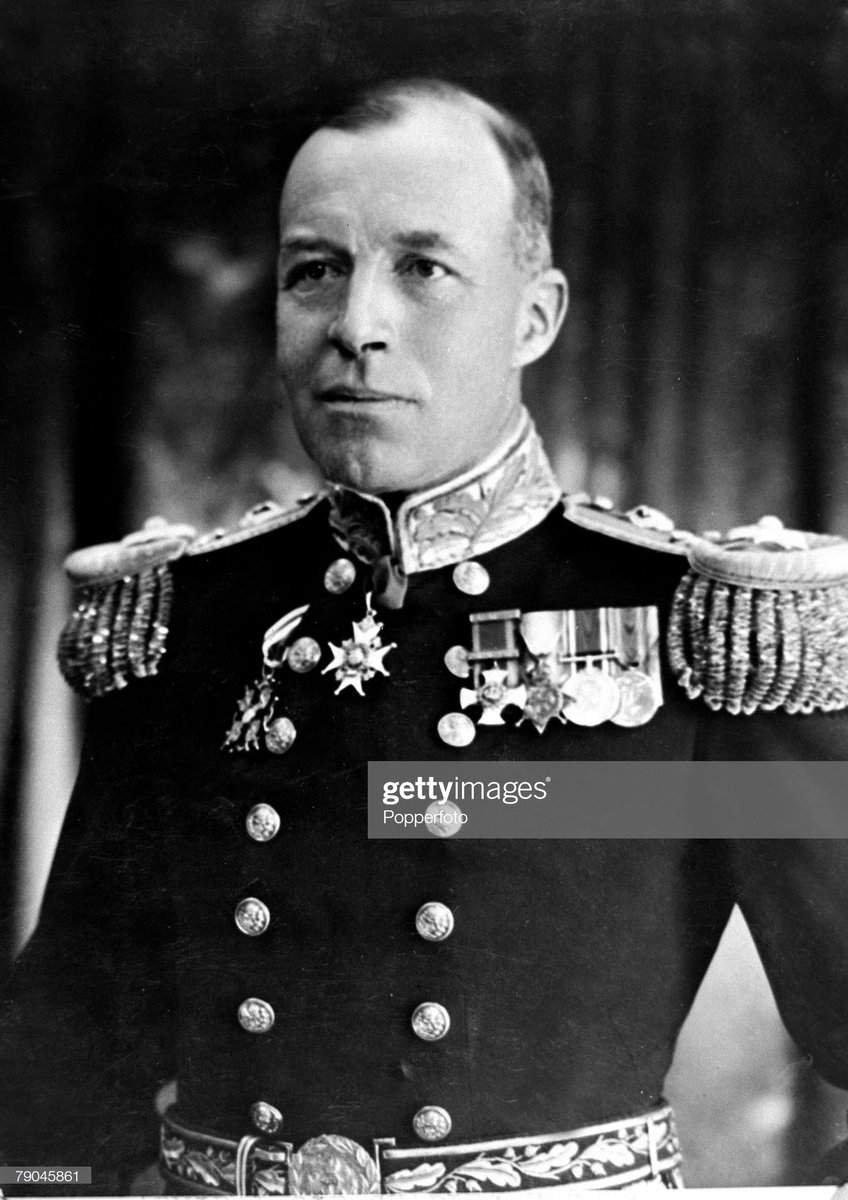 Duly assuming command at  @HMNBDevonport from legendary submariner, Adm Sir Martin Dunbar-Nasmith, on 1st May 1941, Adm/Flt Sir Charles Forbes served as CinC Plymouth until retirement on 24th August 1943, aged 62.One of Britain's most critical figures during the  #BattleOfBritain