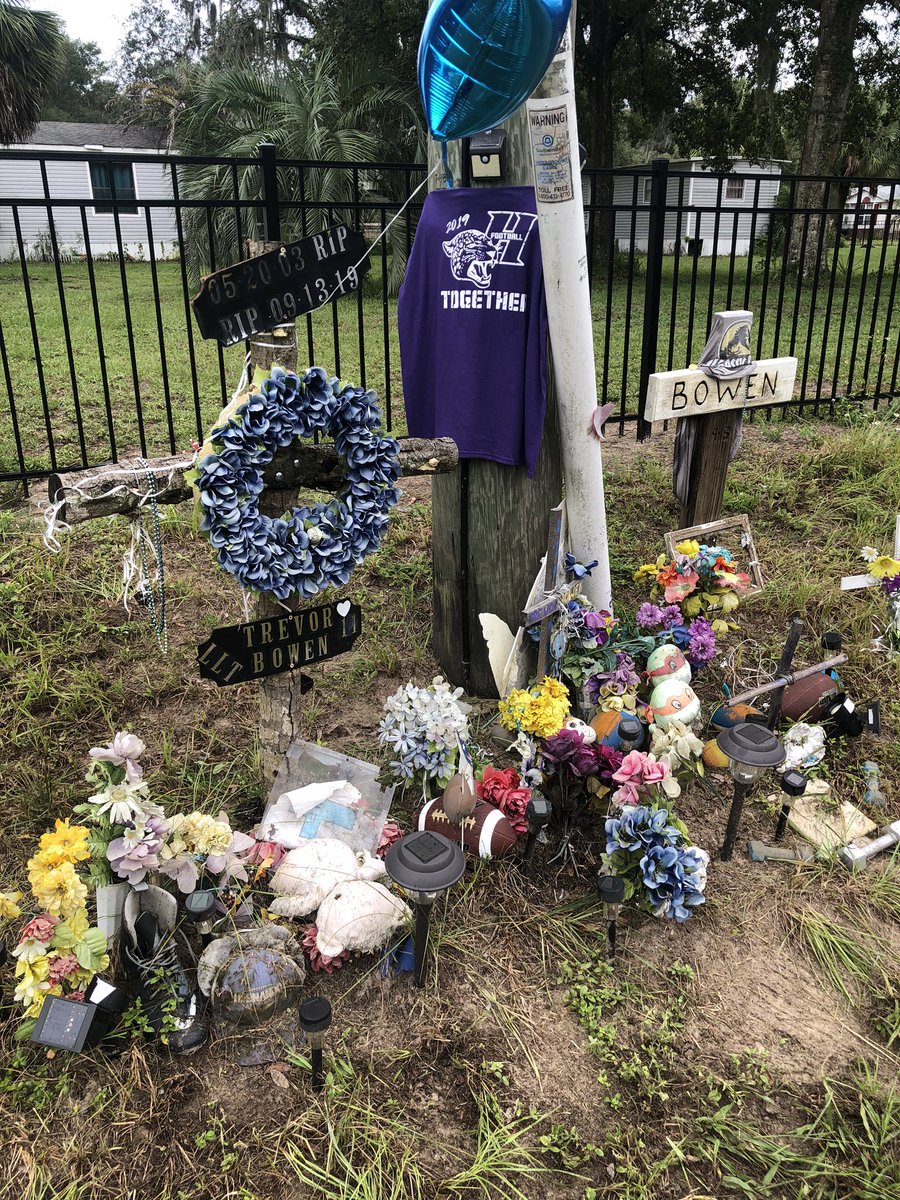 CoachKaz_FRM's tweet photo. Today marked a year since we lost Trevor. We miss ya kid. I think about you every day. 💜🙏🏼💛 https://t.co/Ax984YlZIU
