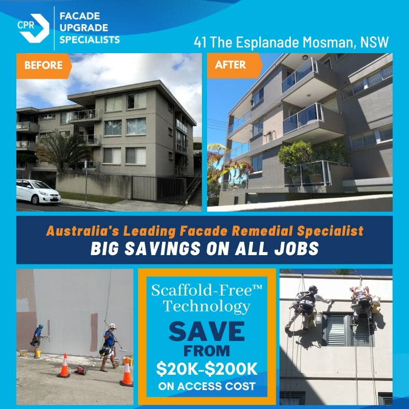 CPR_Group_Aus's tweet photo. Before and After Photo for one of our project in Mosman, NSW

Please call us on 1800 322 233 to find out how you can save from $20k-$200K on Access Cost.

#mosman #remedialjob #paintingjob #highrisepainting #cprfacadeupgrades #remdialspecialists https://t.co/eZBQh7nTEQ