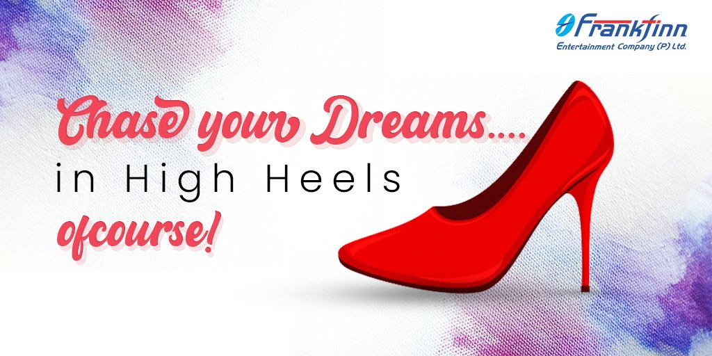 Frankfinn_Ent's tweet photo. Keep your Heels, Head and Standards High!
#MondayMotivation 

#FECPL #Entertainment #India #ProductionHouse #Producers #Cinema #SilverScreen #Movies #Films #TVSerials #WebSeries #Ads #Sets #Shooting #CastandCrew #Limelight #Chase #Dreams #HighHeels #Heels #Head #Standards #High https://t.co/oEBlCgeqkz