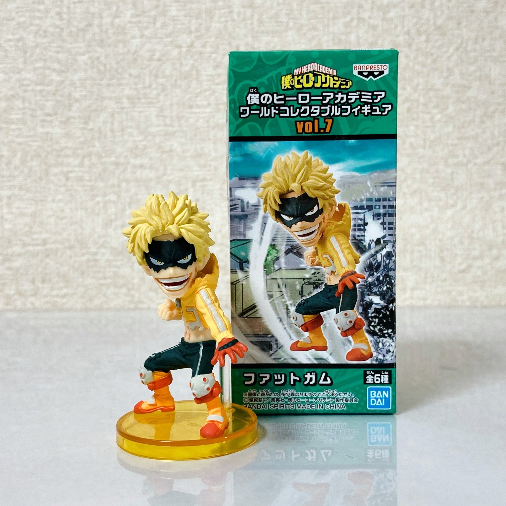 送料無料 一部地域を除く 僕のヒーローアカデミア ワールドコレクタブルフィギュア ファットガム 2種セット コミック アニメ Labelians Fr