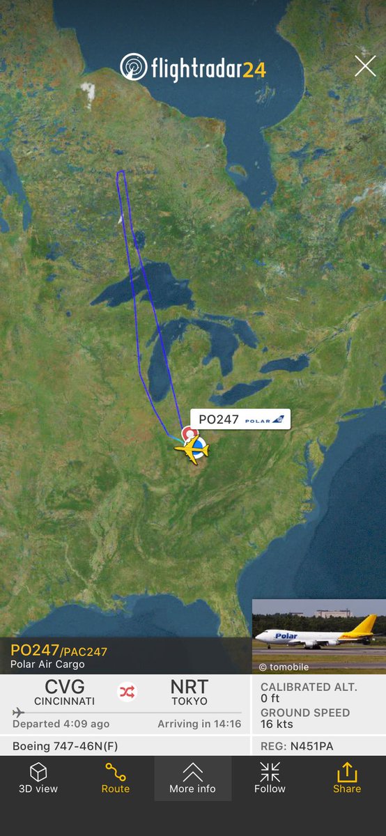 Why on earth would this flight turn around and come all the way back to CVG?  Does anyone out there have a clue? <a href="/Flightradar24/">Flightradar24</a> ⁦<a href="/DHLUS/">DHL U.S.</a>⁩