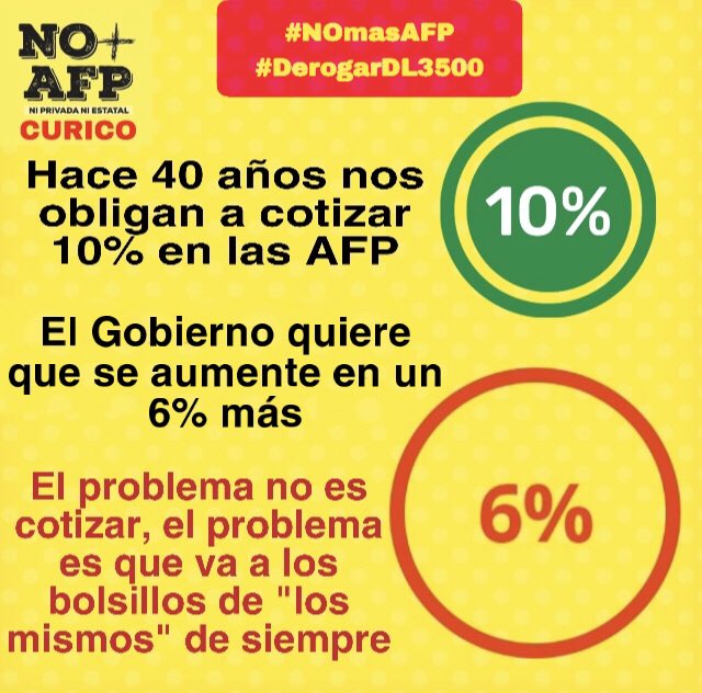 NO MAS AFP CURICO tweet media