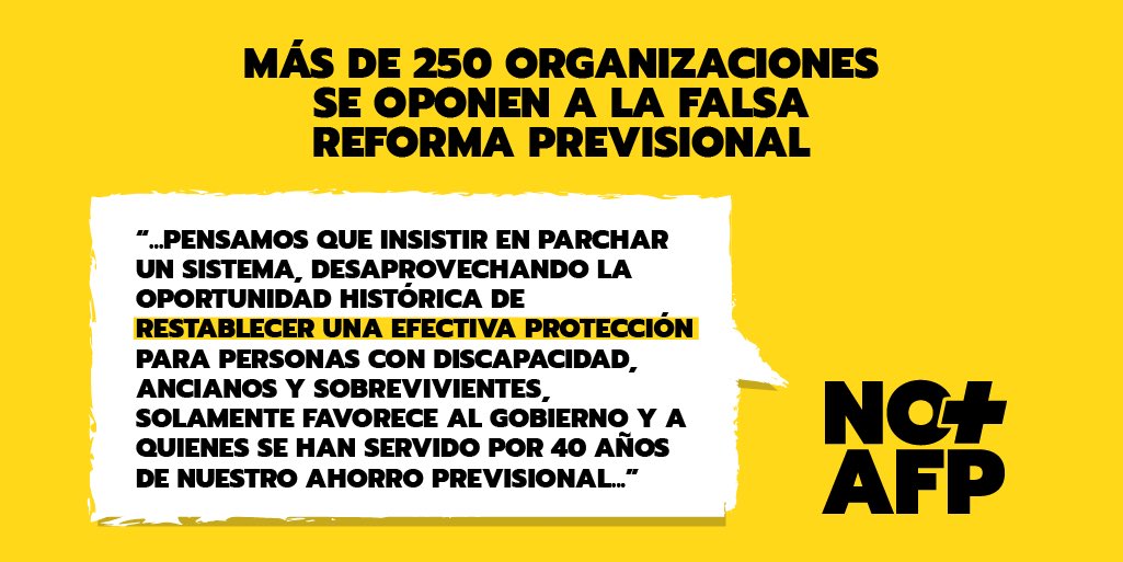 NO MAS AFP CURICO tweet media