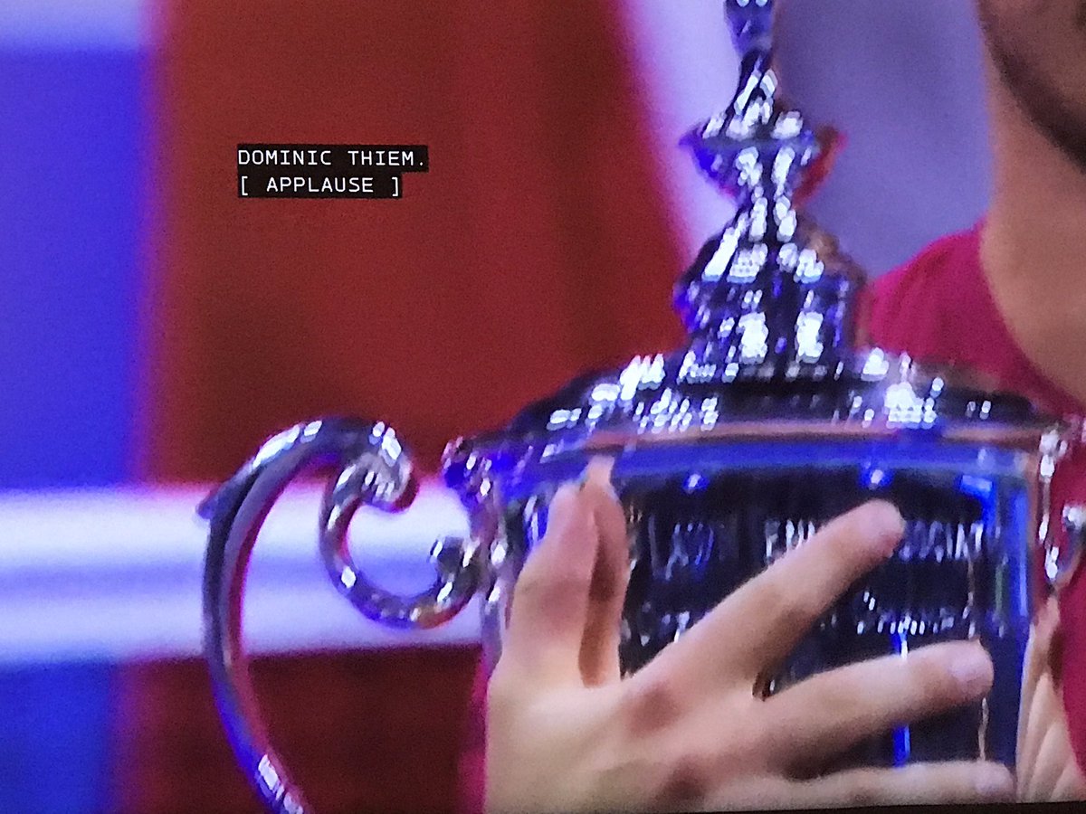 kdoraisw's tweet photo. Congratulations to #DominicThiem for a wonderful final. Great to see a new Grand Slam champion and #USTA #USOpen2020 #USOpen thank you for it. #Sasha #Zverev you have a new fan. https://t.co/HXOr8E1Cl3