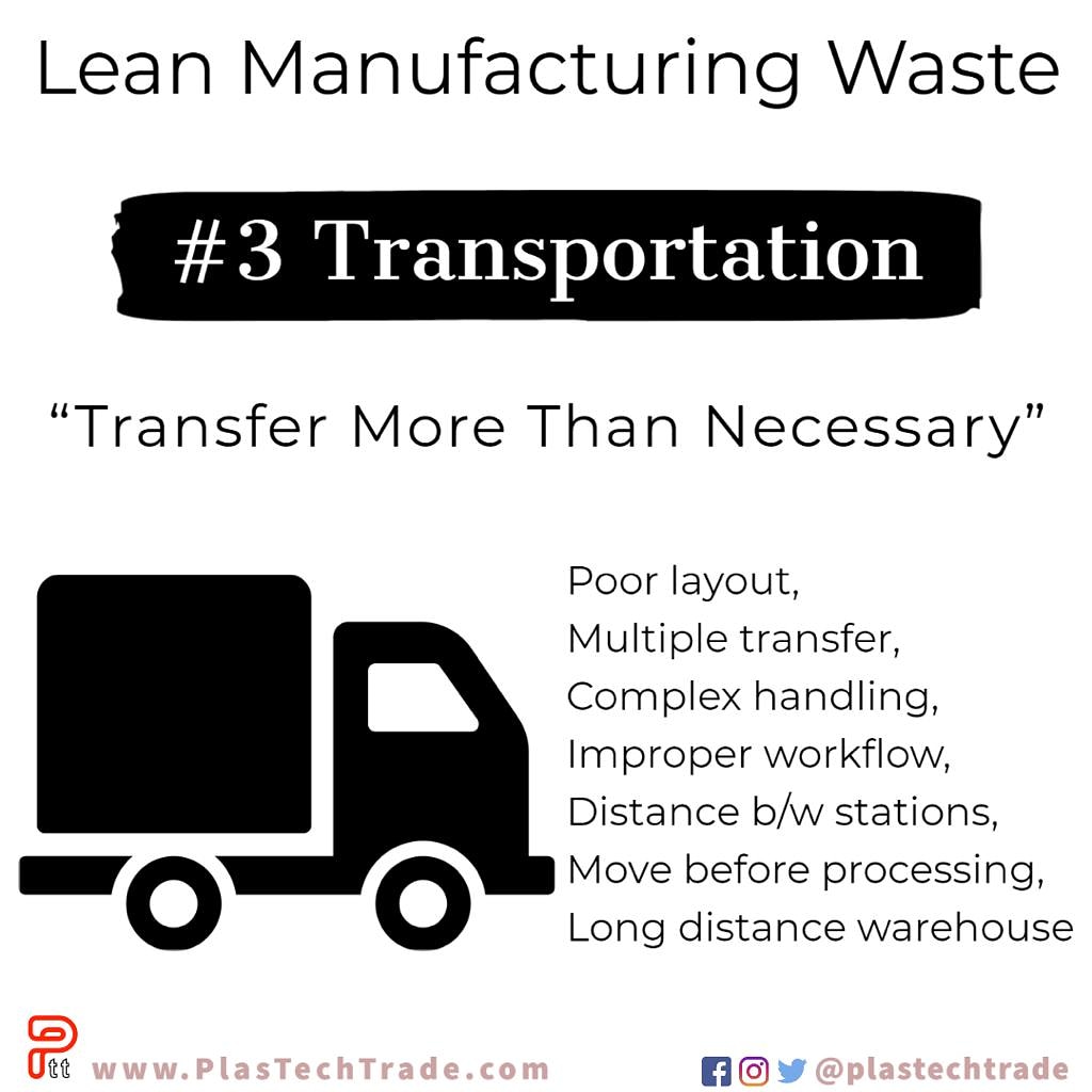 plastechtrade's tweet photo. Lean Manufacturing Waste
3️⃣ Transportation
"Transfer more than necessary"
.
.
for more updates follow us
@plastechtrade 
#leanproduction #leanmanufacturing 
#plastics
#transportation
#manufacturingcost #plastechtrade
#plasticmolding #plasticsindustry #injectionmold #moldmaking https://t.co/suX8meOT8G
