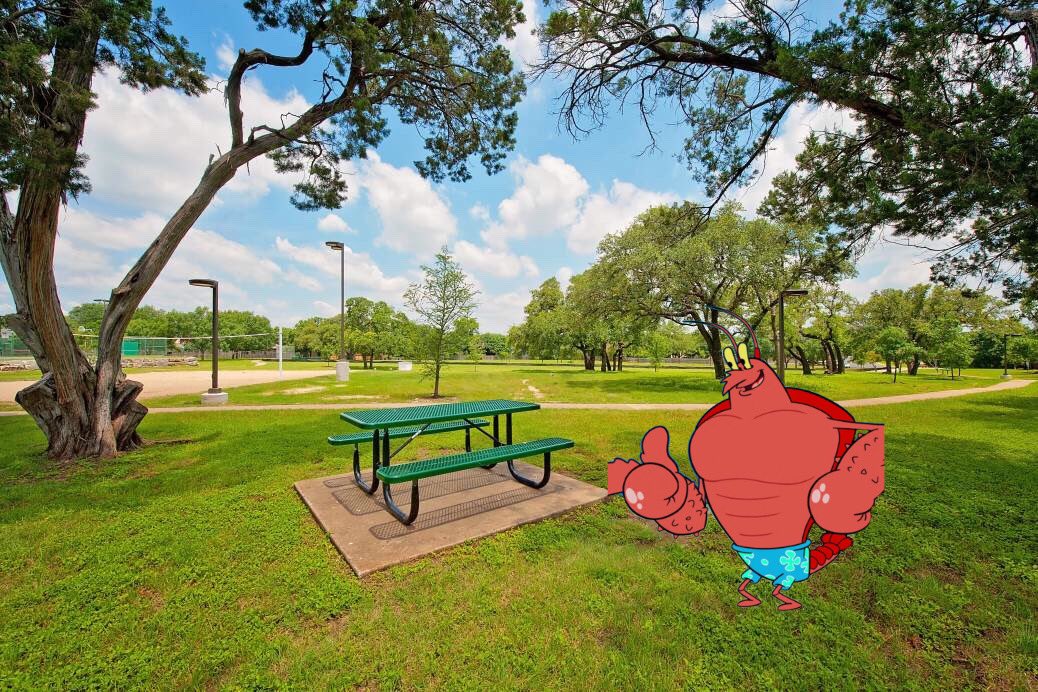 larry at the park