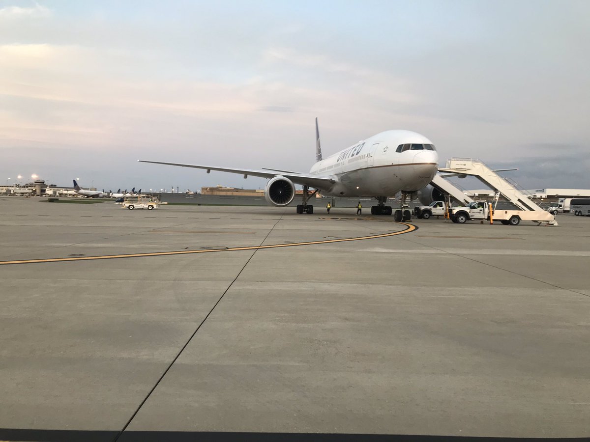 NickAtUnited's tweet photo. First round trip of the Brown’s Charter season. Good Work Everyone!! @weareunited #BeingUnited #CLE https://t.co/LqJsUINjyB
